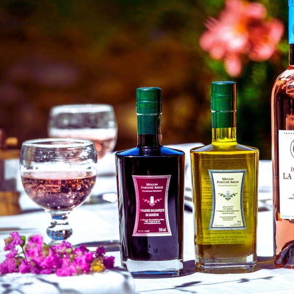 Natives Olivenöl extra und Balsamico-Essig Duo - 2 x 500 ml