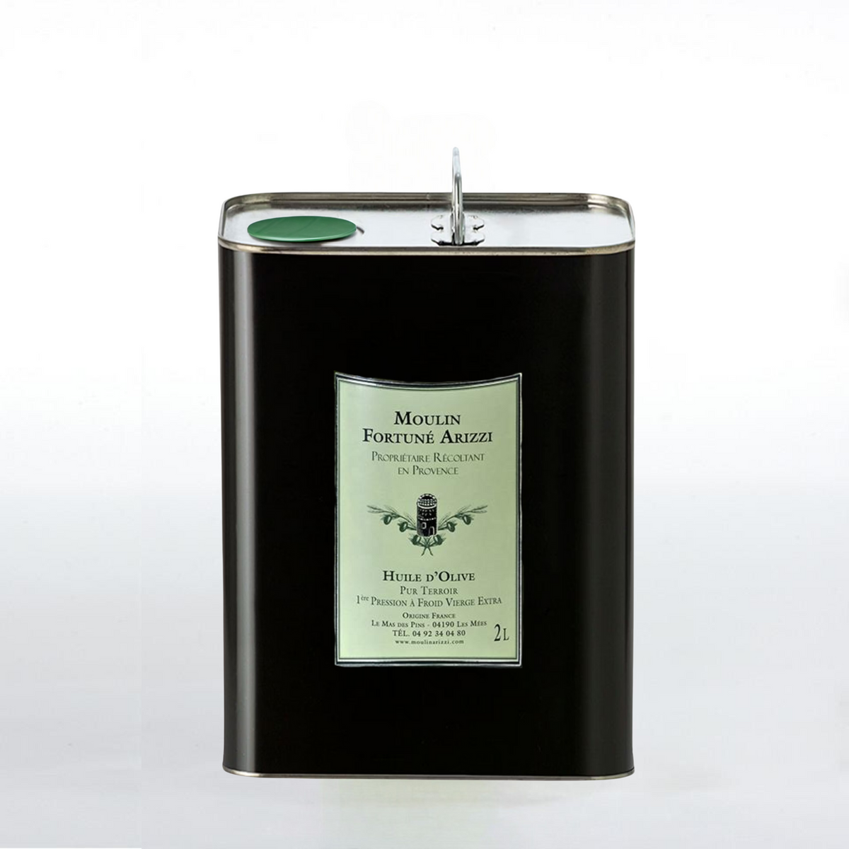 Huile d'Olive Vierge Extra de France 2 litres - Moulin F. Arizzi