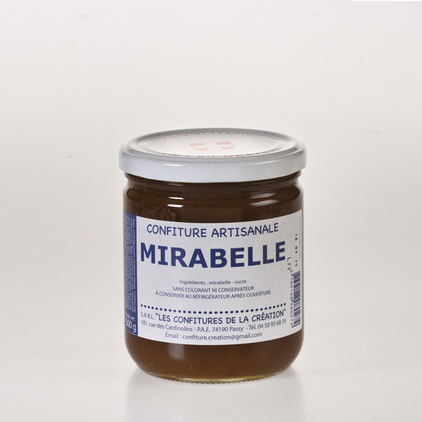 Les Confitures De La Creation - Confiture de Mirabelles  - 500g