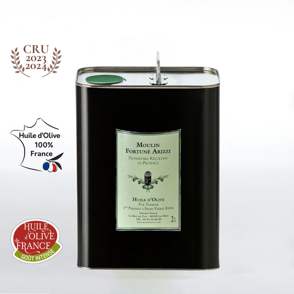 2 litres - Huile d'Olive Vierge Extra - Cru 2023-2024