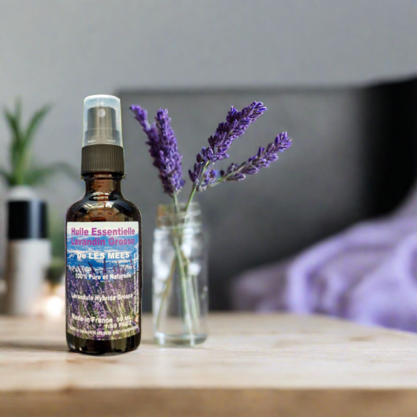 50 ml - Huile Essentielle de Lavandin 'Grosso' avec Vaporisateur