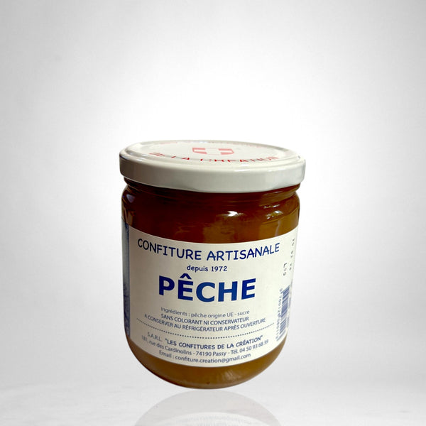 Confiture artisanale de peche