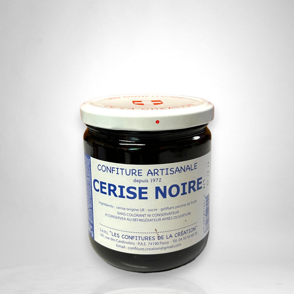 500g - Confiture Artisanale de Cerise Noire