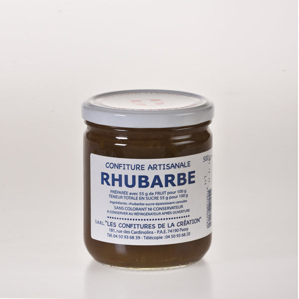 Les Confitures De La Creation - Confiture de Rhubarbes  - 500g