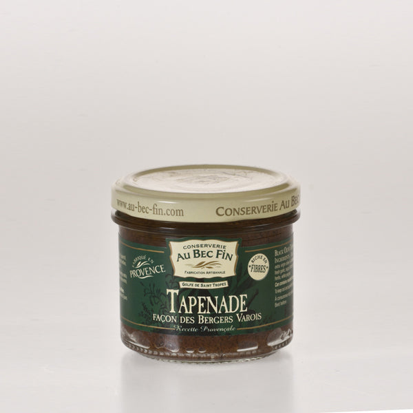 Au Bec Fin - Tapenade Noire Fa√ßon des Bergers Varois - 90 g