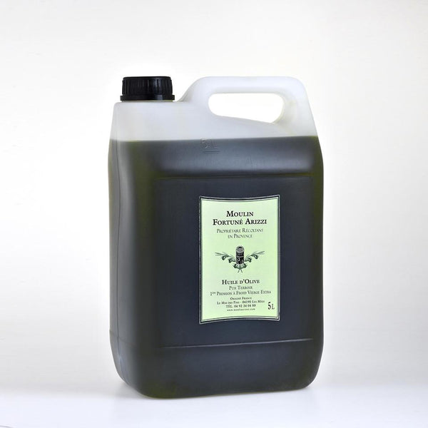 Bidon 5 Litres Huile d'Olive Moulin Fortuné Arizzi